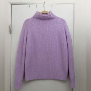 By Malene Birger Lilac Mock Neck Sweater